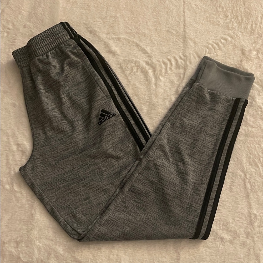 Adidas Kids Charcoal Gray Joggers